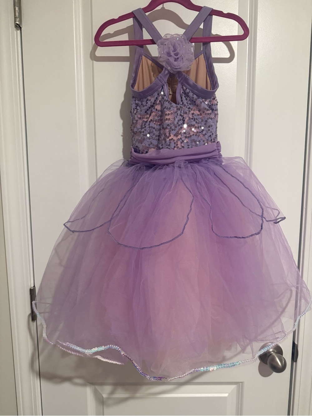 Weissman Lavender Sequin Tulle Dance Costume
